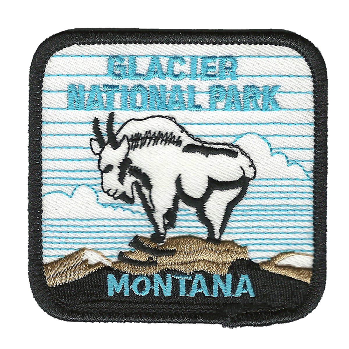 GLACIER NATIONAL PARK MONTANA souvenir embroidered patch - 2348
