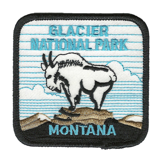 GLACIER National Park Souvenir Patch- 2348