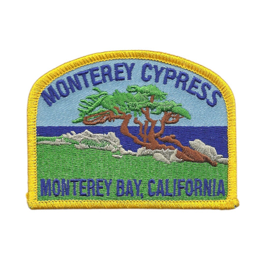 Monterey Bay CA Monterey Cypress Souvenir Embroidered Patch Iron On - MONTEREY-14