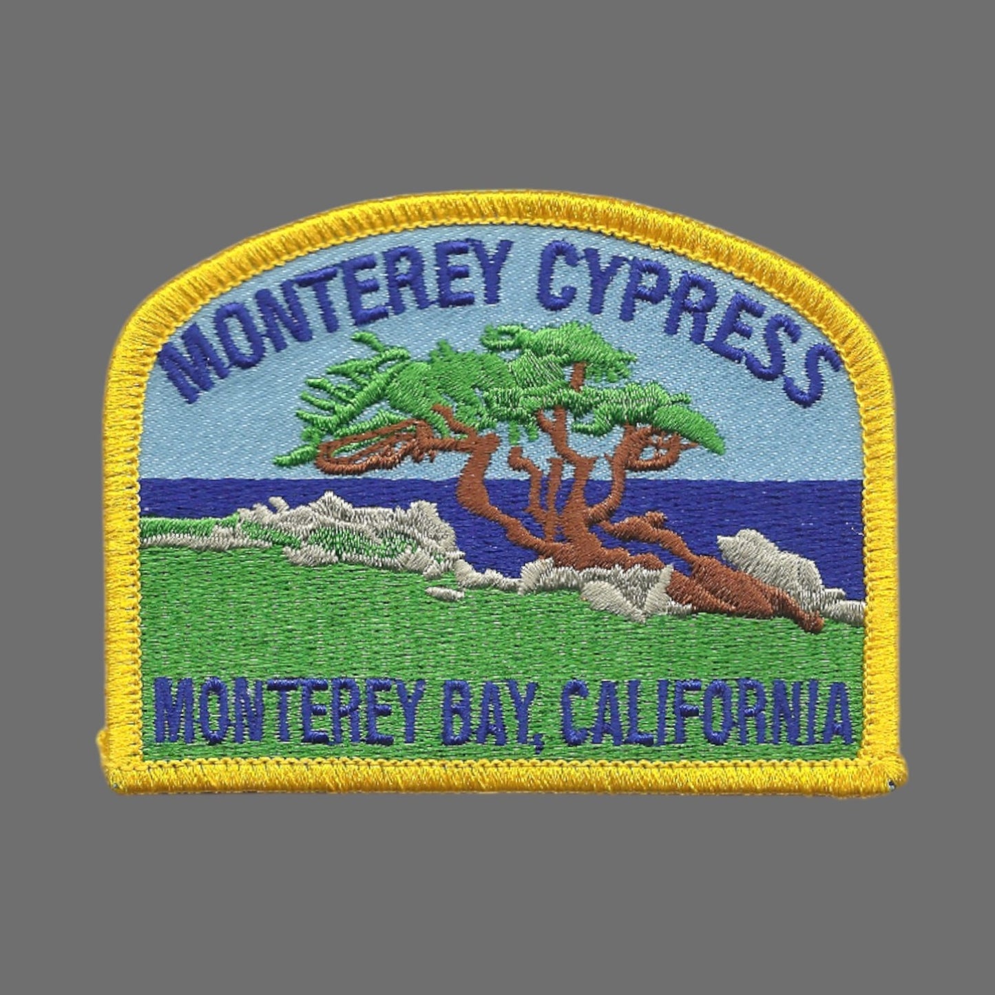 Monterey Bay CA Monterey Cypress Souvenir Embroidered Patch Iron On - MONTEREY-14