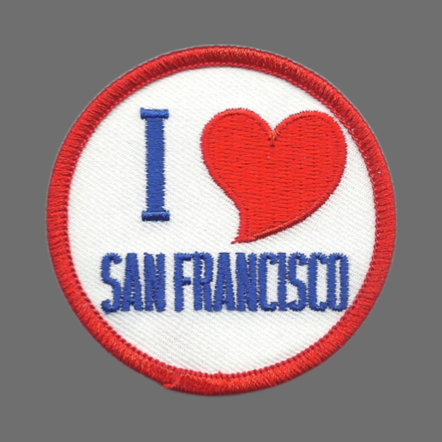 I (heart) SAN FRANCISCO souvenir embroidered patch 2.5"- SF-02-36-2.5