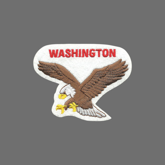 WASHINGTON Eagle Souvenir Embroidered Patch Iron On- WA-51-39