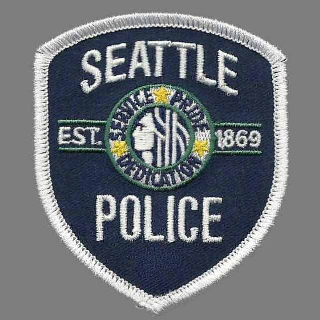 Seattle Patch – WA Souvenir – Police Department Washington Seattle WA Travel Patch – Uniform Badge 10244 3386