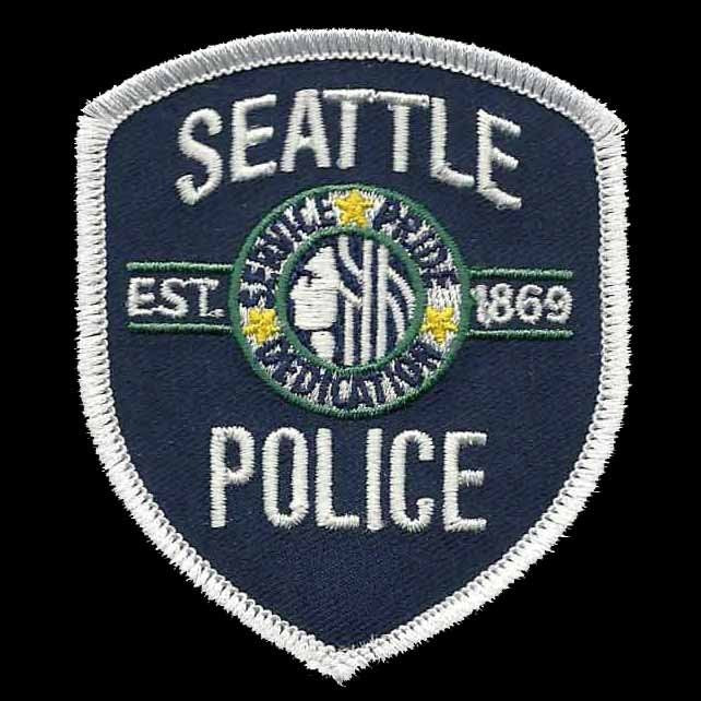Seattle Patch – WA Souvenir – Police Department Washington Seattle WA Travel Patch – Uniform Badge 10244 3386