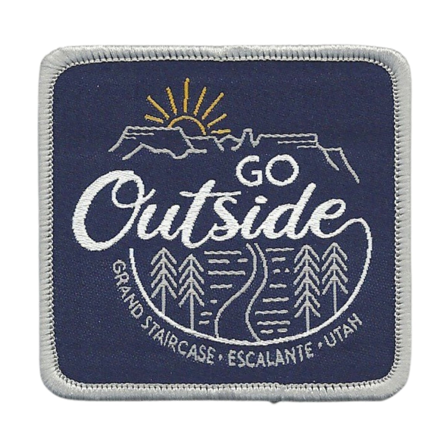 Utah Patch – UT Escalante Grand Staircase - Go Outside Travel Patch – Souvenir Patch – Embellishment Applique – 2.5" Iron On