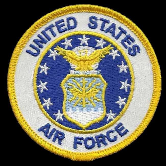 US Air Force Patch Iron On Patch US Military Patch Badge Emblem 3"
