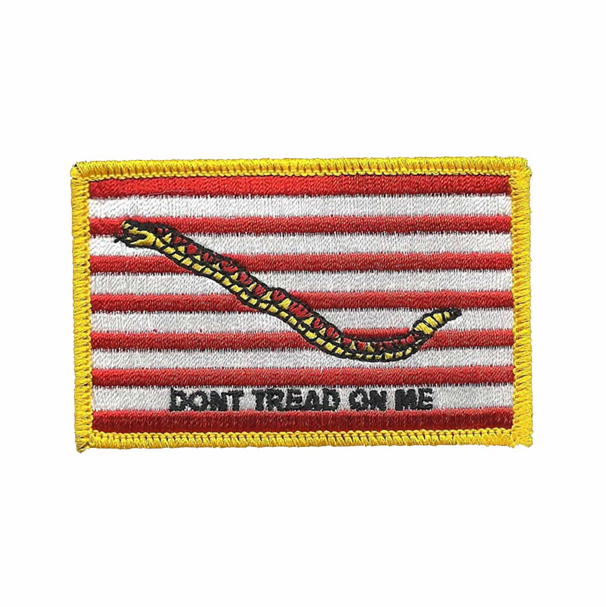 Don't Tread on Me First Navy Jack Flag Patch