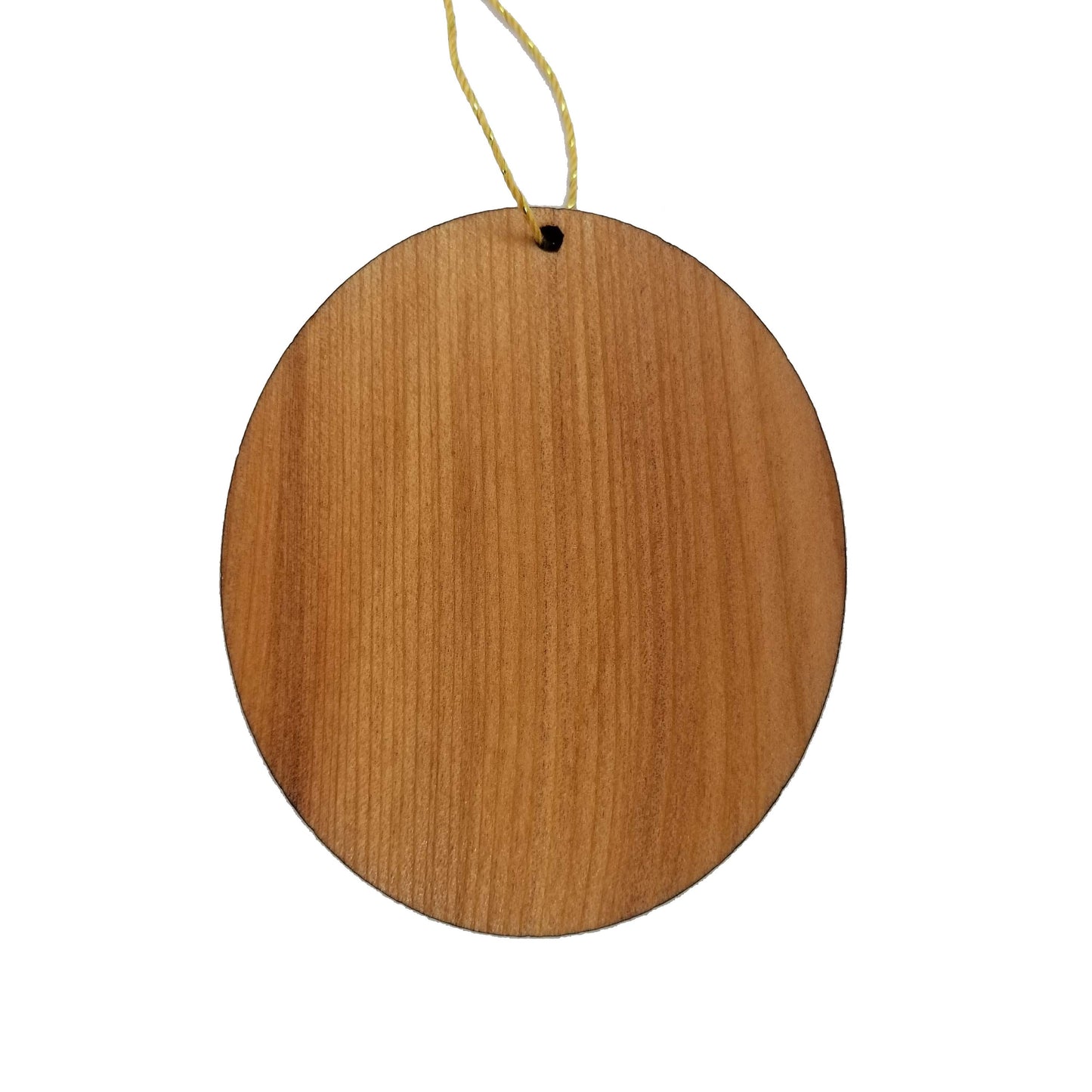 Yosemite National Park Trees Ornament Wood Souvenir handmade in USA Travel Gift 3" - 15190