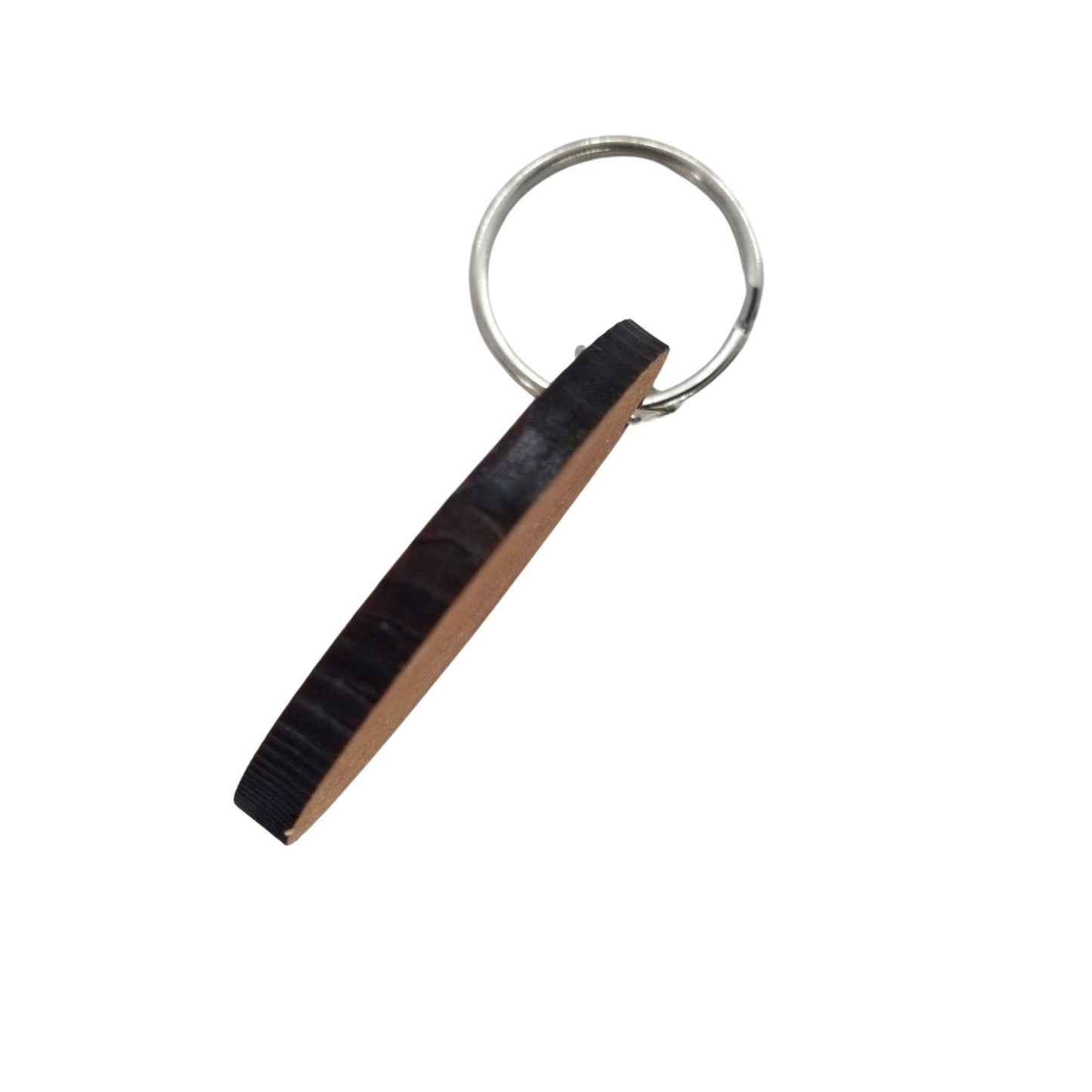 Yosemite National Park Redwood Trees Grove Wood Keychain California Souvenir Travel Gift - Wood Gift Key Chain Key Tag Key Ring - KC-8011