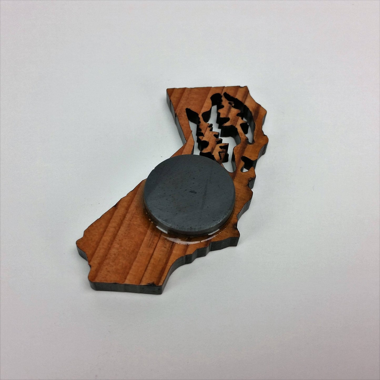 California Redwoods California State Shaped Redwood Refrigerator Magnet Made in USA - M 4003