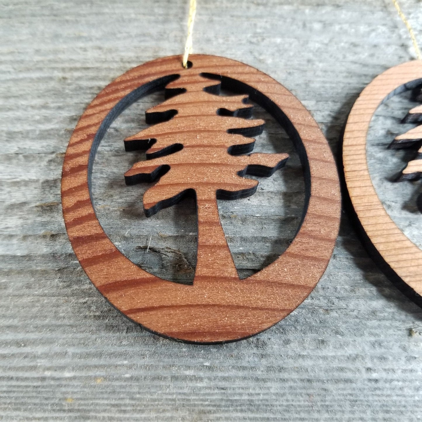 Sequoia National Park Cutout Big Tree Ornament Handmade in USA Souvenir Travel Gift - 1066SEQ