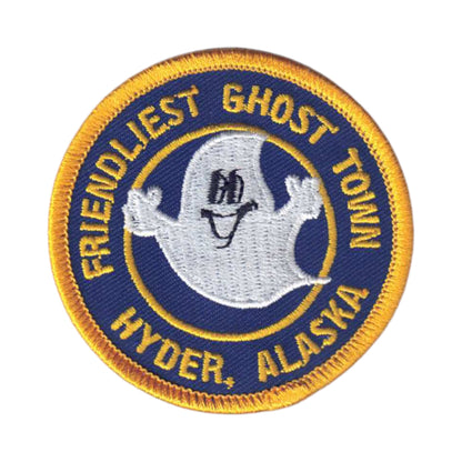 Friendliest Ghost Town Hyder, ALASKA - Souvenir Patch - 0-0119