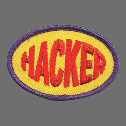 HACKER Embroidered Patch - 0-0921