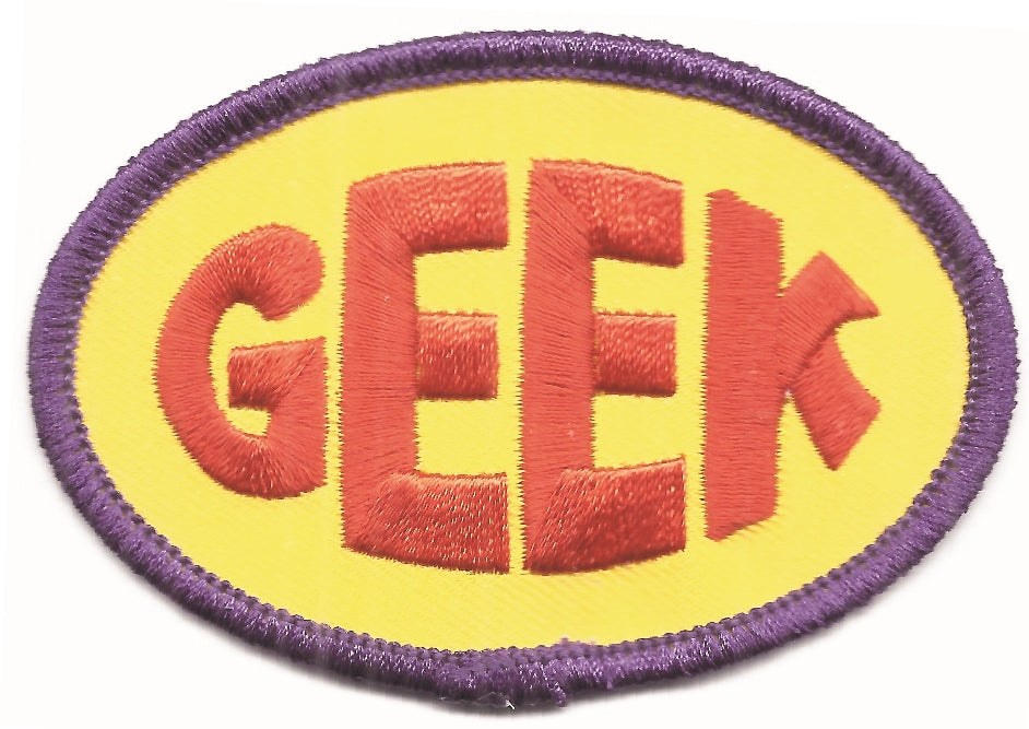 GEEK embroidered patch.