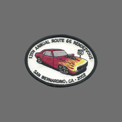 13TH ANNUAL ROUTE 66 RENDEZVOUS - SAN BERNARDINO souvenir patch - 0-6666-02