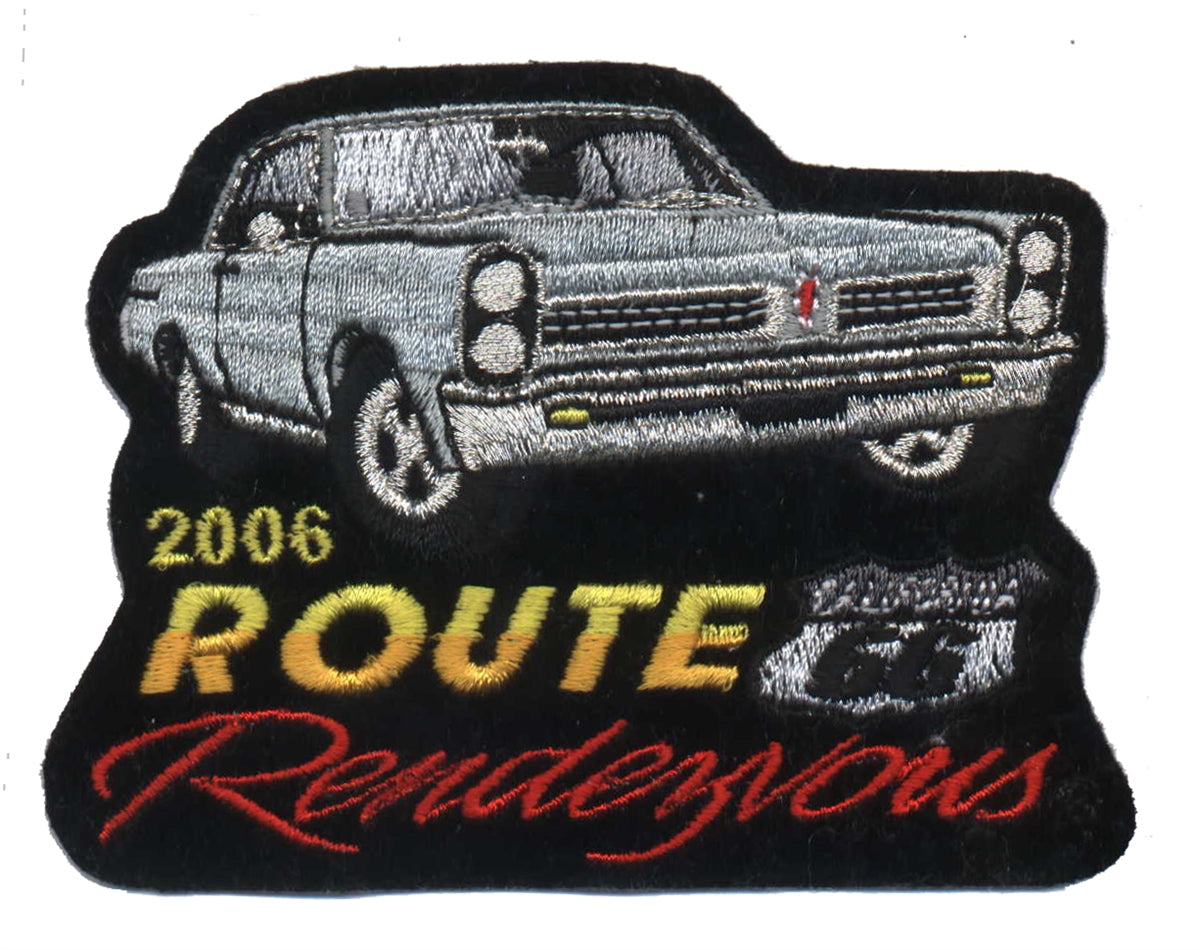 2006 ROUTE 66 RENDEZVOUS  souvenir patch