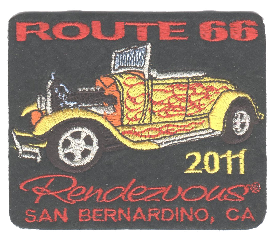 2011 ROUTE 66 RENDEZVOUS - SAN BERNARDINO souvenir patch