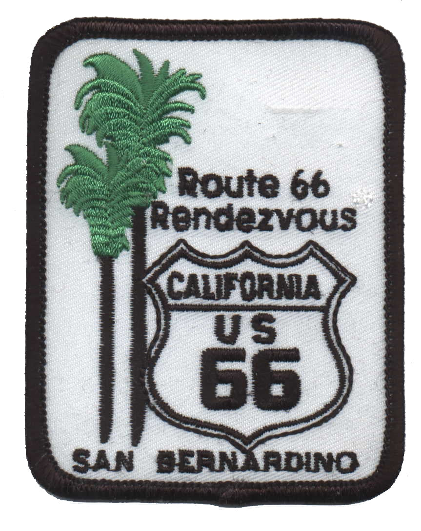 Route 66 Rendezvous embroidered patch