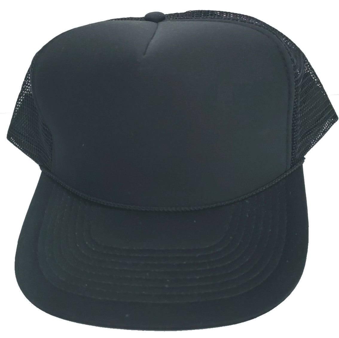 flat bill poly-mesh trucker cap - 0141