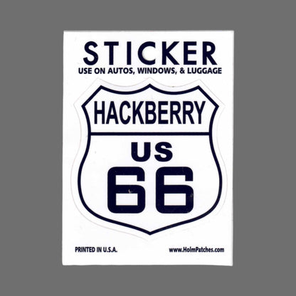 Hackberry US 66 sticker - 0450-66HACKBERRY