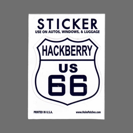 Hackberry US 66 sticker - 0450-66HACKBERRY