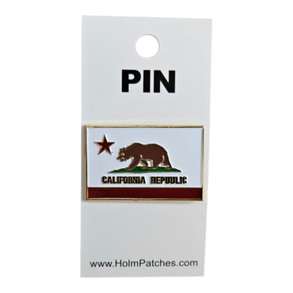 CALIFORNIA REPUBLIC flag pin Carded - 0475-1204