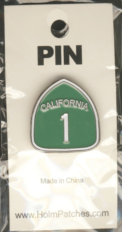 CALIFORNIA 1 Hwy 1 Highway hat pin Carded - 0475-1231c