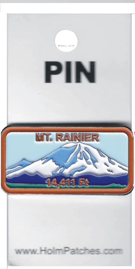 MT RAINIER hat pin