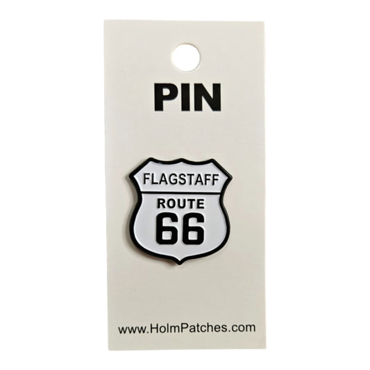 FLAGSTAFF ROUTE 66 hat pin Carded - 0475-66FLAGSTAFF