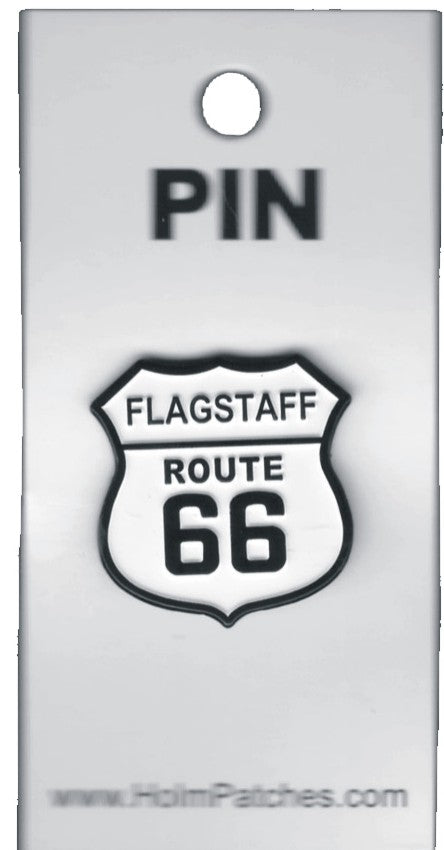 FLAGSTAFF ROUTE 66 hat pin.