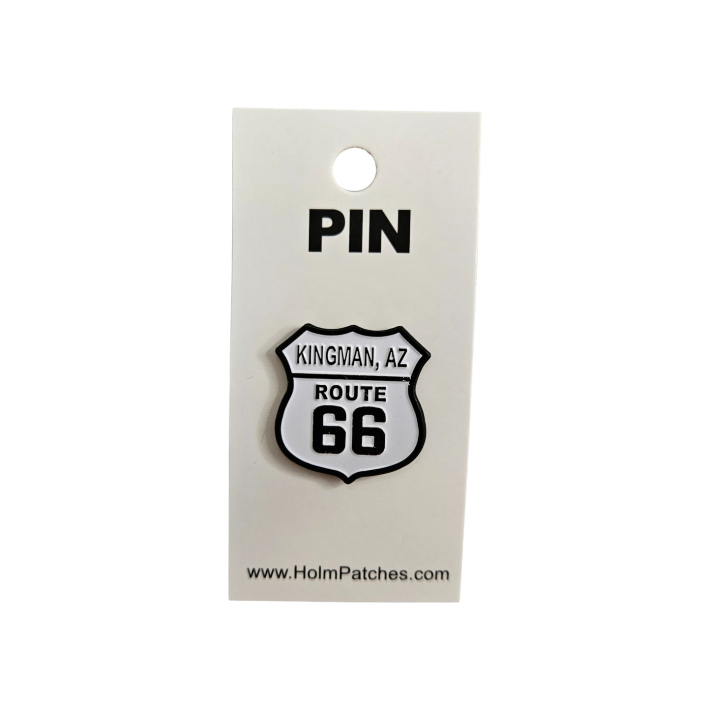 KINGMAN, AZ ROUTE 66 hat pin Carded- 0475--66KINGMAN, AZ