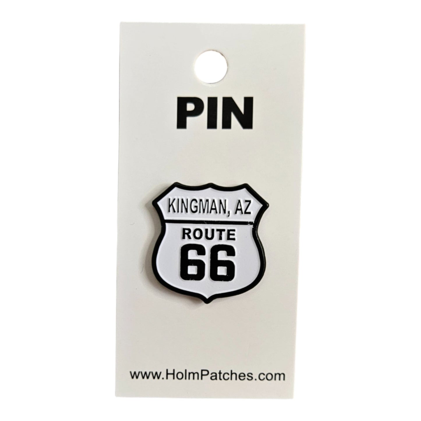 KINGMAN, AZ ROUTE 66 hat pin Carded- 0475--66KINGMAN, AZ