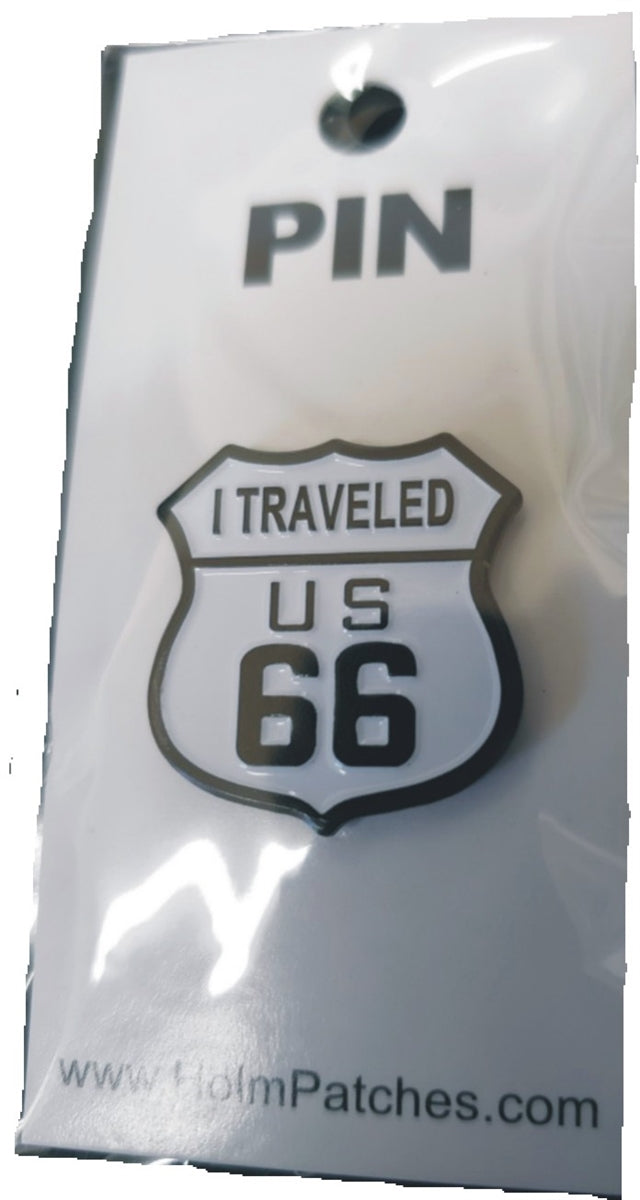 I TRAVELED US 66 hat pin, ROUTE 66