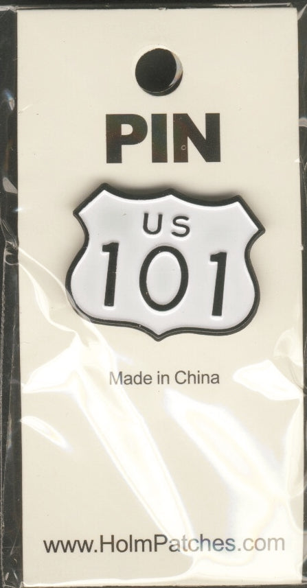 US 101 highway sign hat pin - 0475-8101c