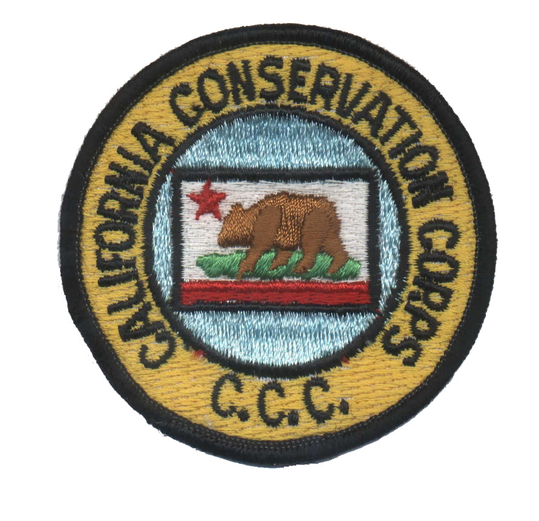 CALIFORNIA CONSERVATION CORPS souvenir embroidered patch