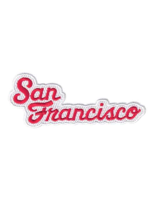 San Francisco Red Script Text Patch -  4020-36/39