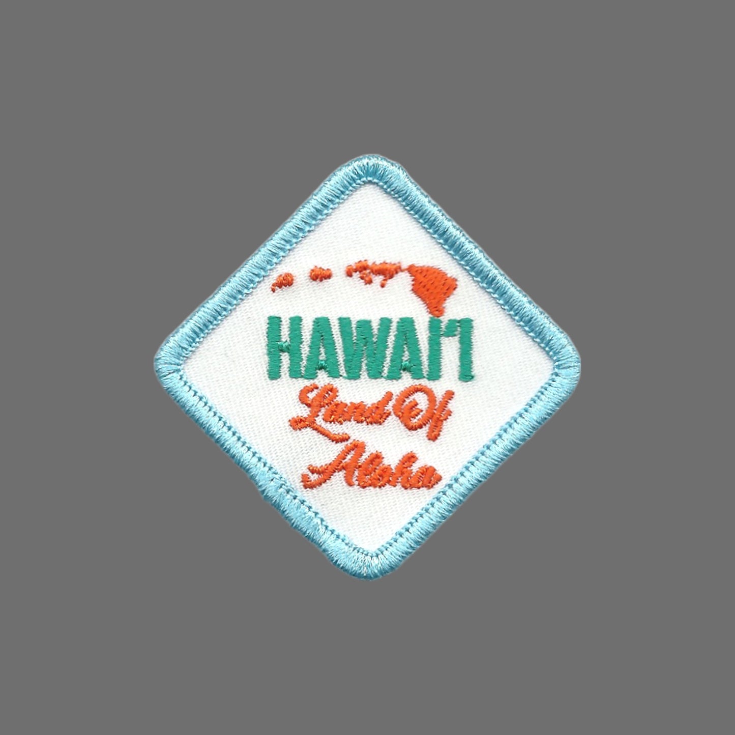 Hawaii Patch – Land of Aloha HI Souvenir Aloha Hawai'i Travel Patch – Iron On – Applique 2.5"" Island Embellishment Souvenir