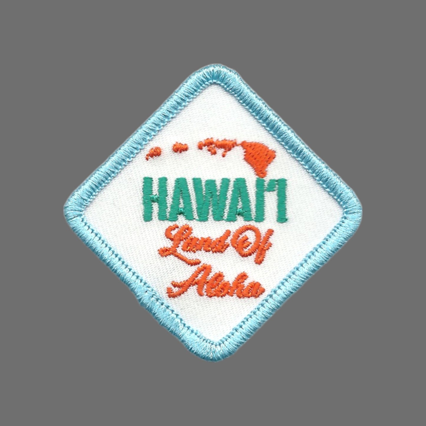 Hawaii Patch – Land of Aloha HI Souvenir Aloha Hawai'i Travel Patch – Iron On – Applique 2.5"" Island Embellishment Souvenir