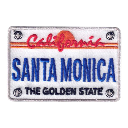 SANTA MONICA License Plate Patch - 10612