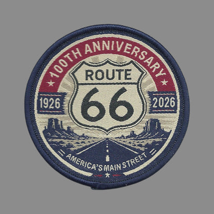 ROUTE 66 100th Anniversary Souvenir Patch - 10639