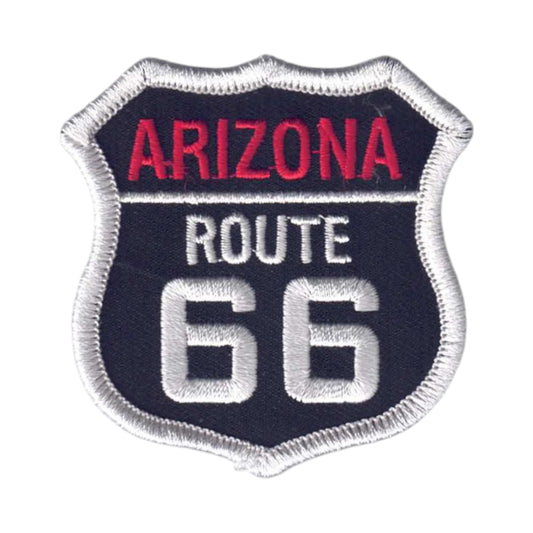 ARIZONA ROUTE 66 Black Souvenir Patch - 1116-01