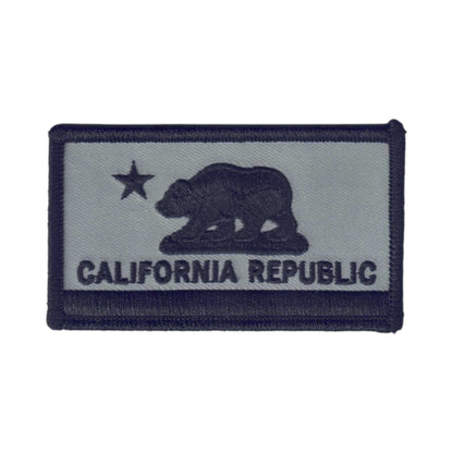 CALIFORNIA REPUBLIC Flag Gray Patch -1204-58/01/01