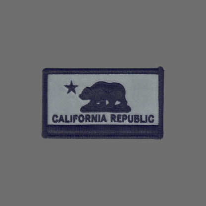 CALIFORNIA REPUBLIC Flag Gray Patch -1204-58/01/01