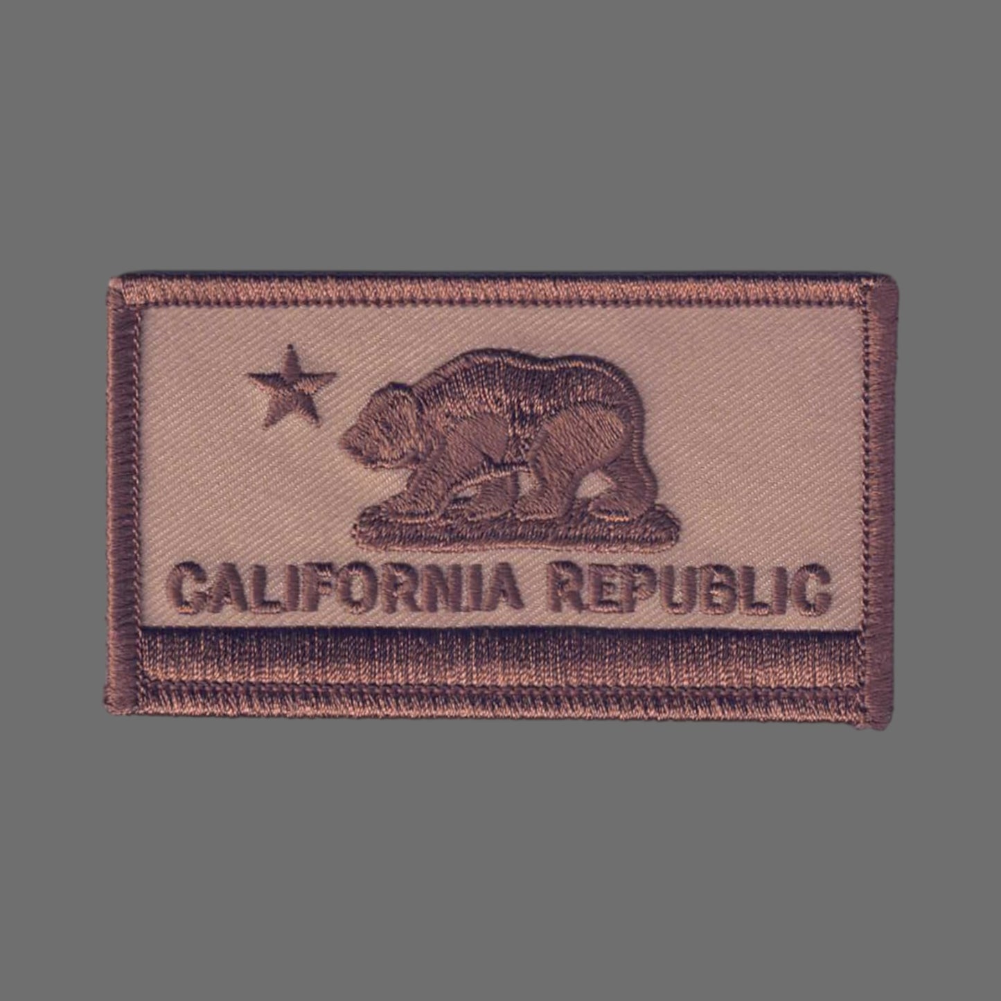 CALIFORNIA REPUBLIC Flag Desert Browns Patch - 1204-DESERT