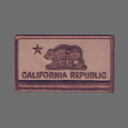 CALIFORNIA REPUBLIC Flag Desert Browns Patch - 1204-DESERT