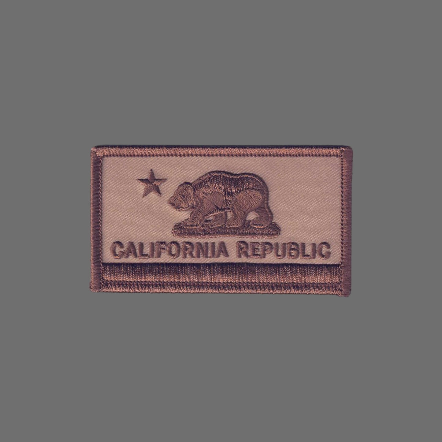 CALIFORNIA REPUBLIC Flag Desert Browns Patch - 1204-DESERT
