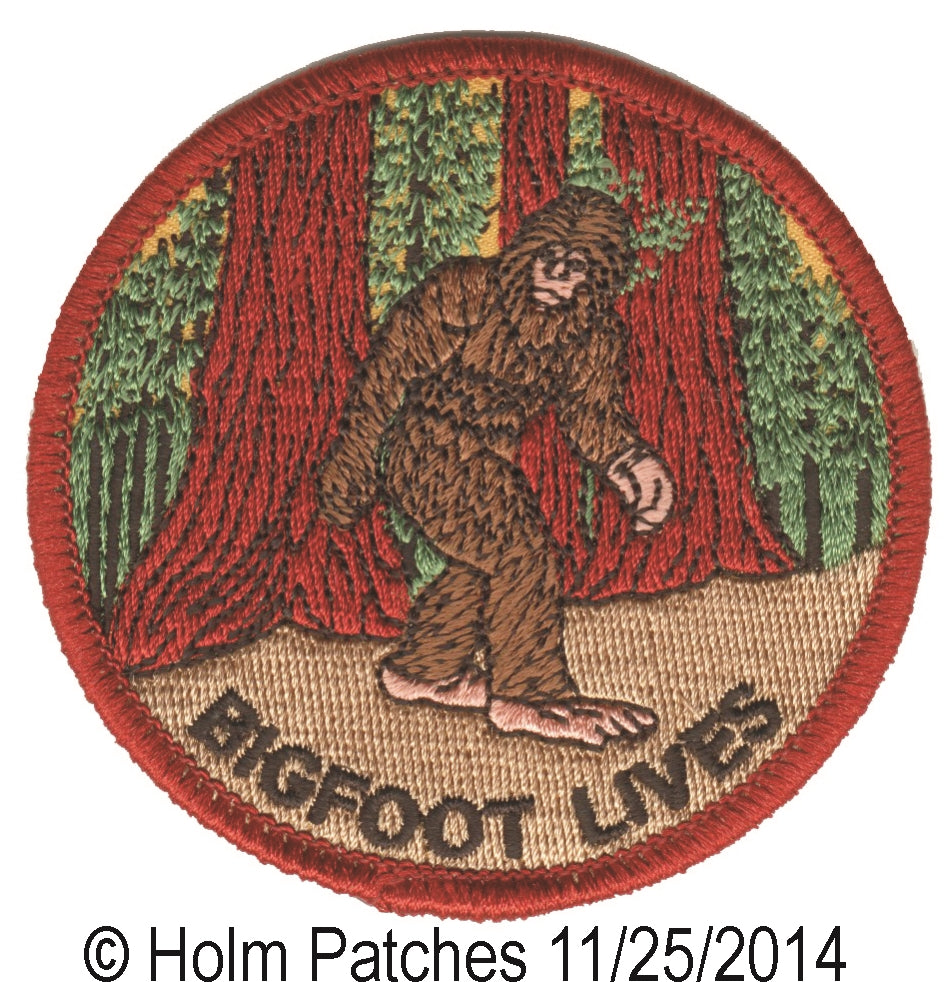 BIGFOOT LIVES souvenir embroidered patch