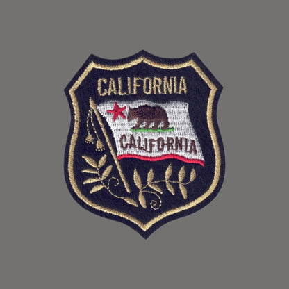 CALIFORNIA Mylar Shield Souvenir Patch - 1222