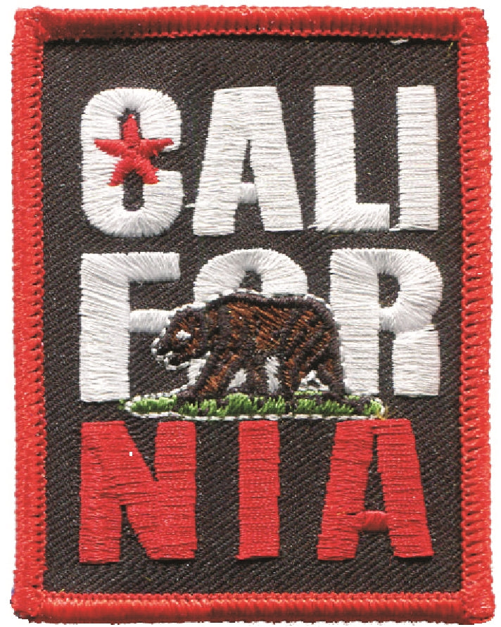 CALI FOR NIA souvenir embroidered patch