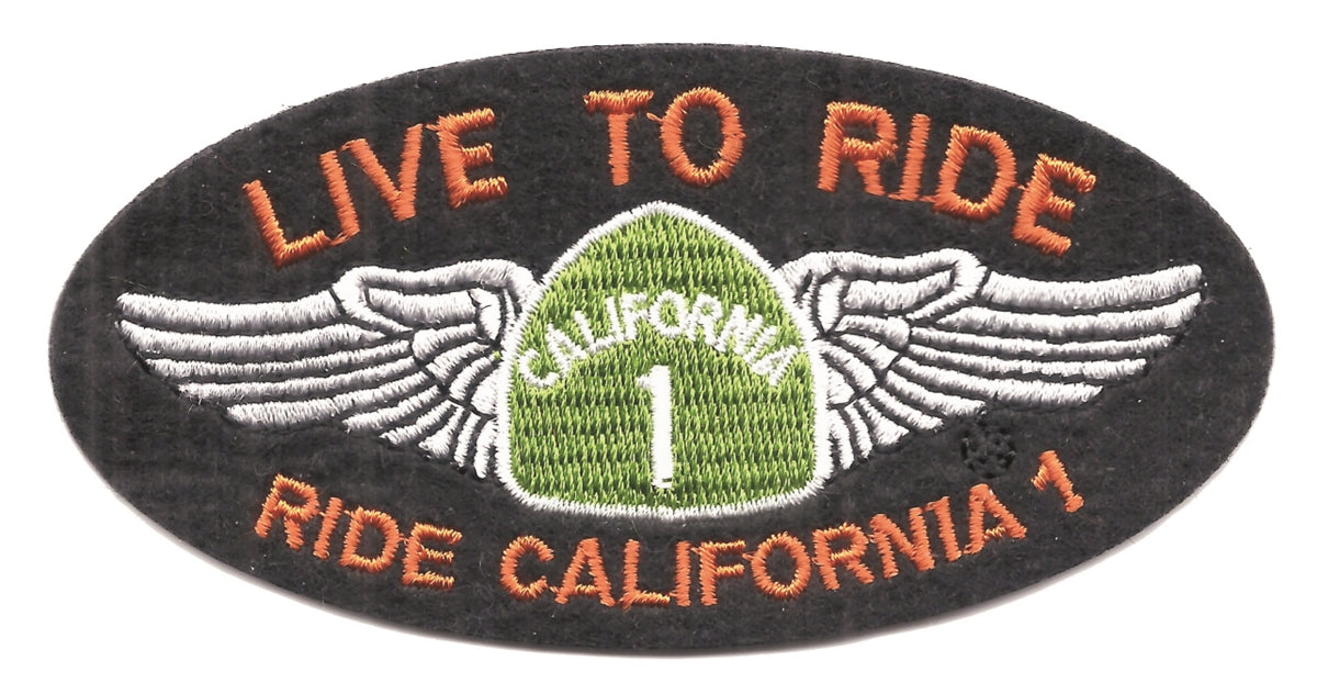 LIVE TO RIDE - RIDE CALIFORNIA 1 patch